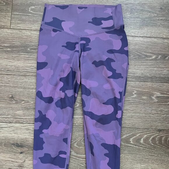 All in Motion Purple Camouflauge Active Pants Leggings XL 14/16 - Picture 1 of 10